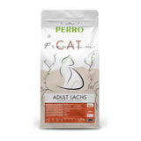 PERRO Cat Premium Adult Lachs, 10 kg – Trockenfutter mit frischem Lachs für Katzen