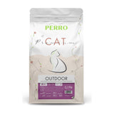 PERRO Cat Premium Outdoor, 1,5 kg – energiereiches Trockenfutter für Freigänger
