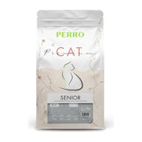 PERRO Cat Premium Senior, 1,5 kg – Geflügel-Trockenfutter für ältere Katzen