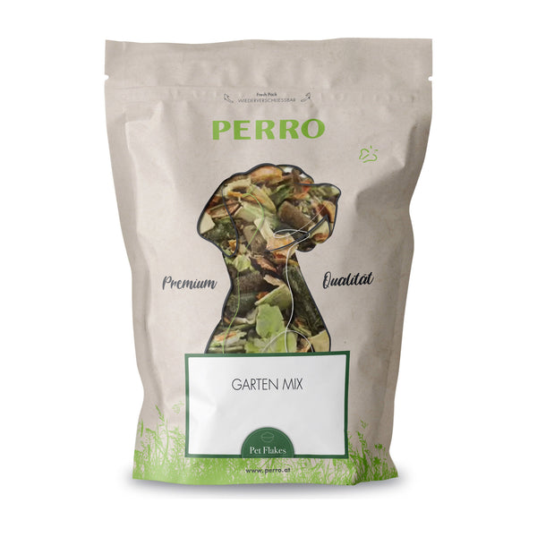 PERRO Garten Mix – Gemüseflocken ohne Getreide für Hunde